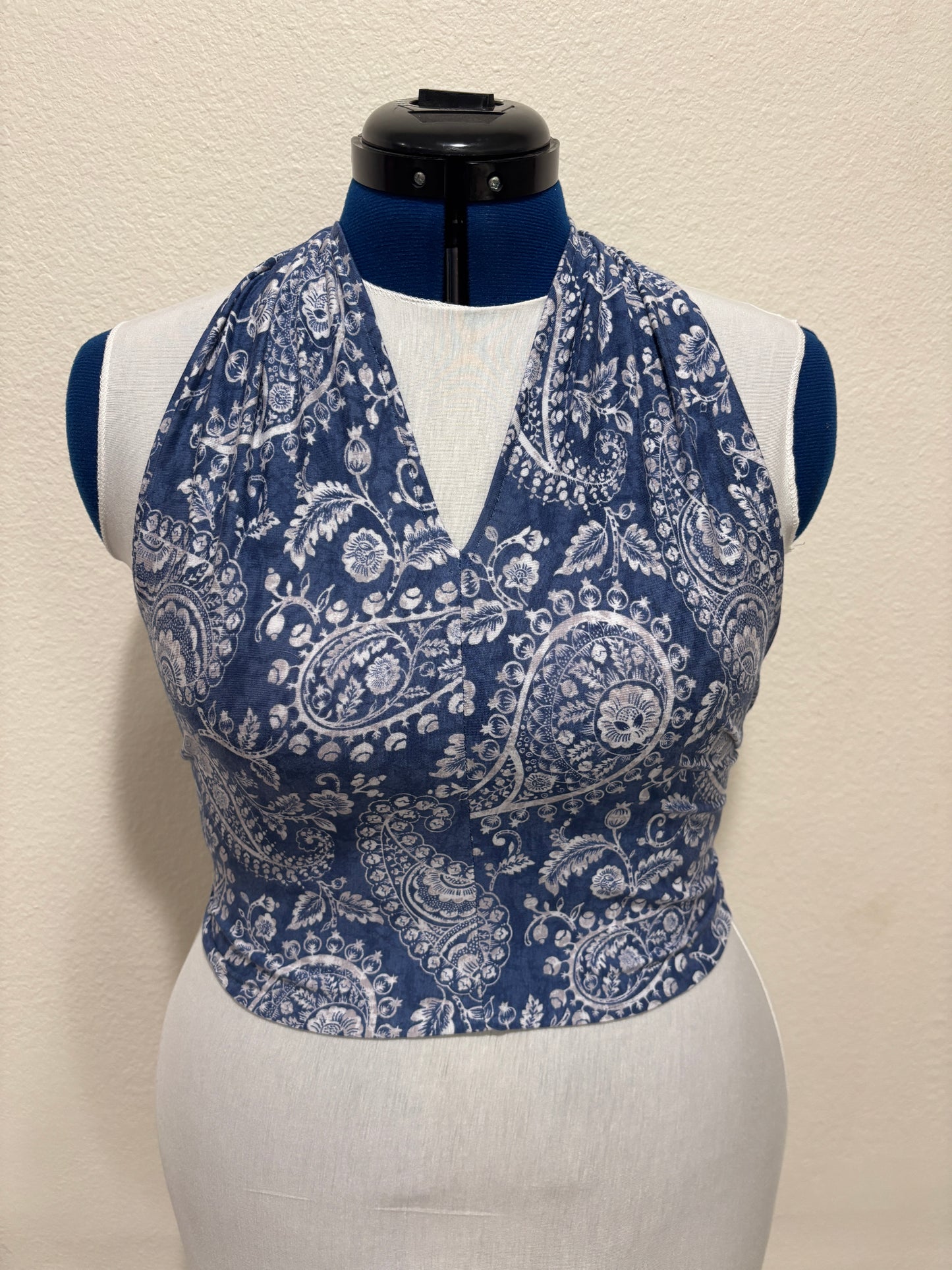Paisley Tie Top