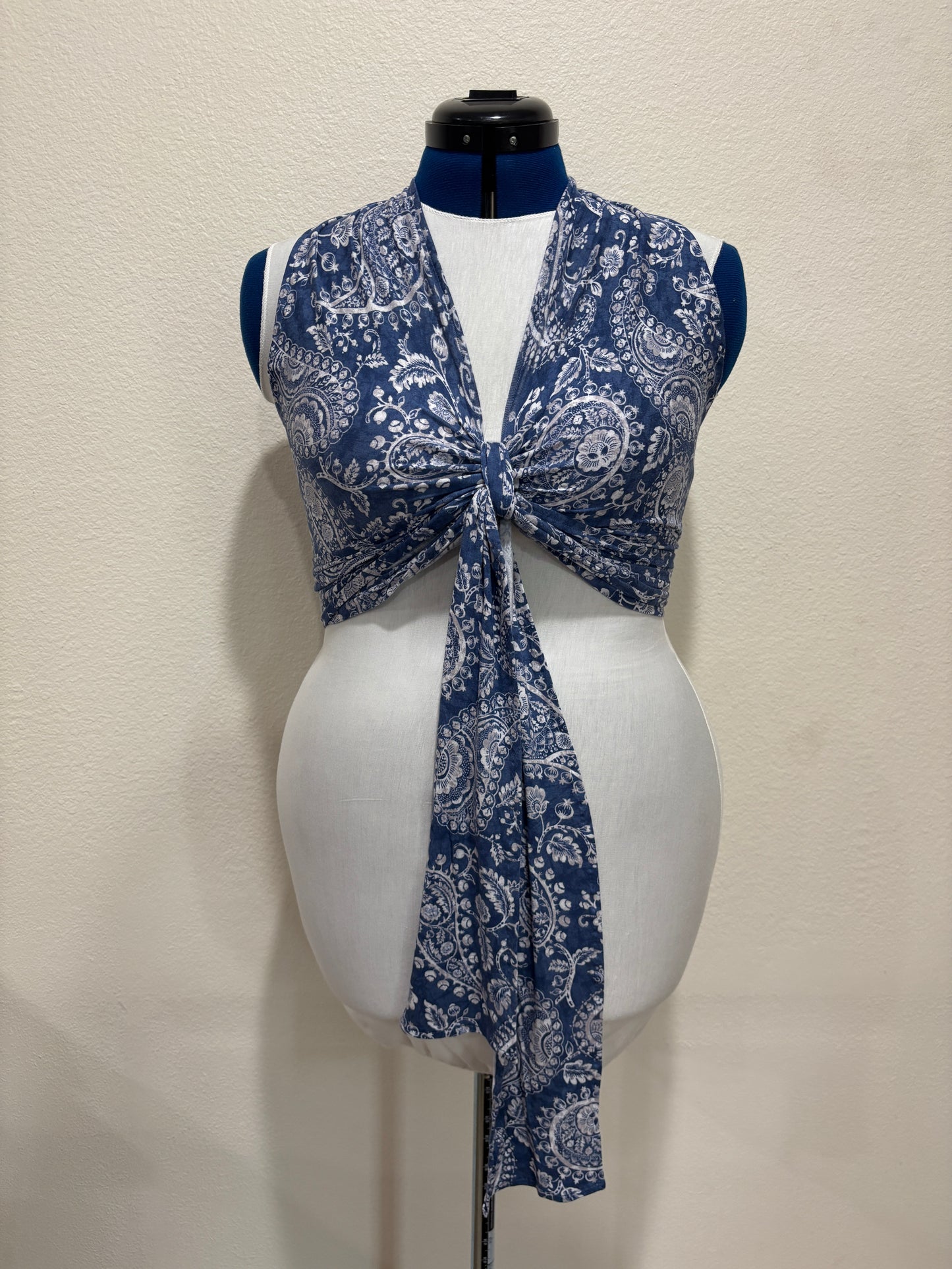 Paisley Tie Top