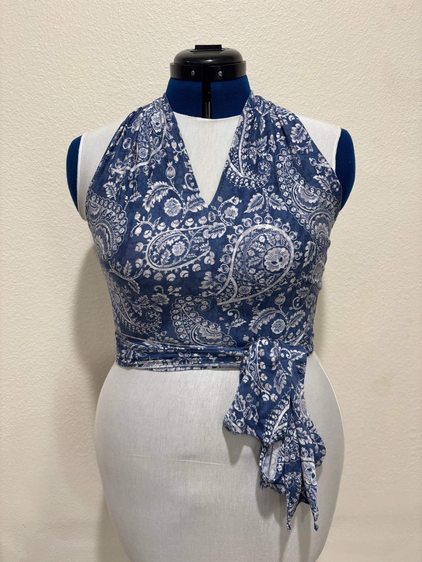 Paisley Tie Top