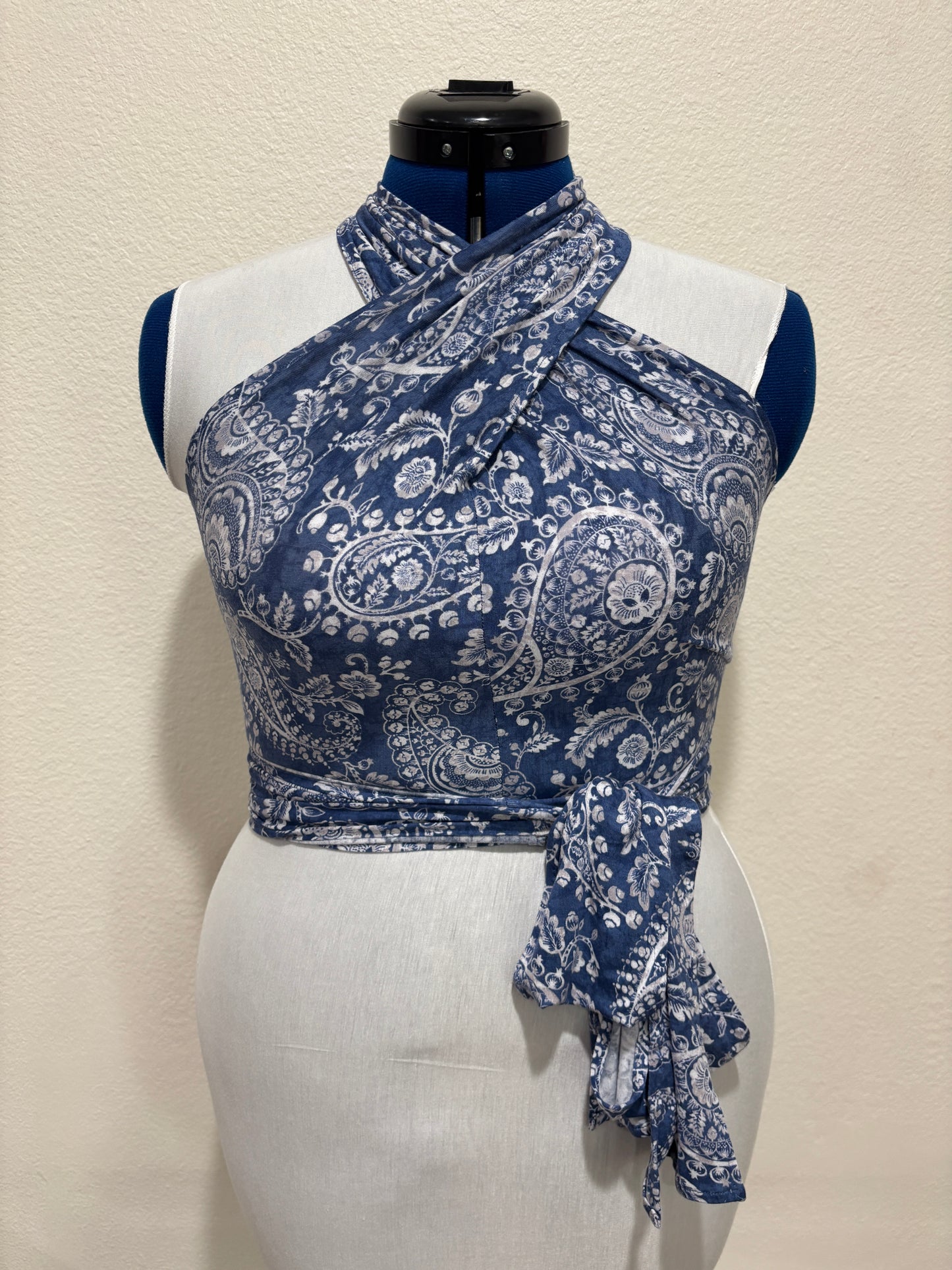 Paisley Tie Top
